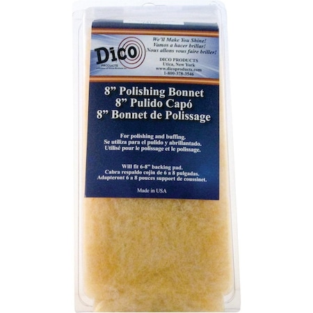 Dico 7 In. 1- Synthetic Tie-On Polishing Bonnet 7410831